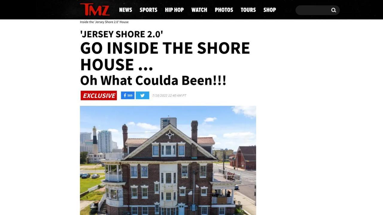 Grand Historic 8Br 6 5Ba Mansion Waterfront Decks Villa Atlantic City Exteriör bild